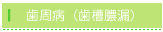 歯周病（歯槽膿漏）